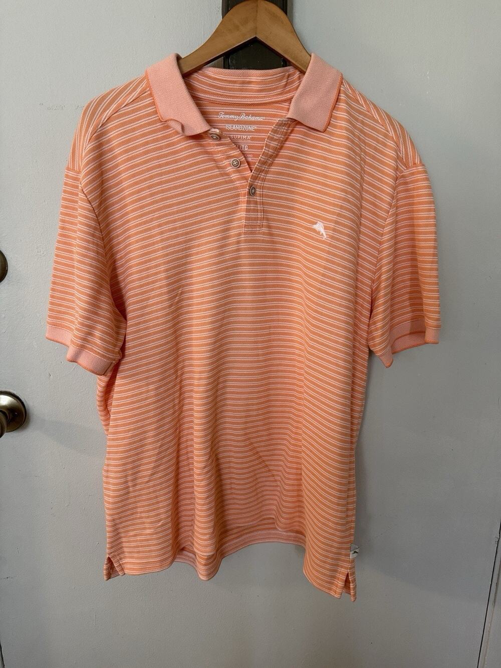 Tommy Bahama Shirt XL Golfing Golf Tennis Athletic Polo Collared Button Up Shirt